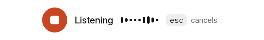 The dictation bar shows that Onsite is listening.